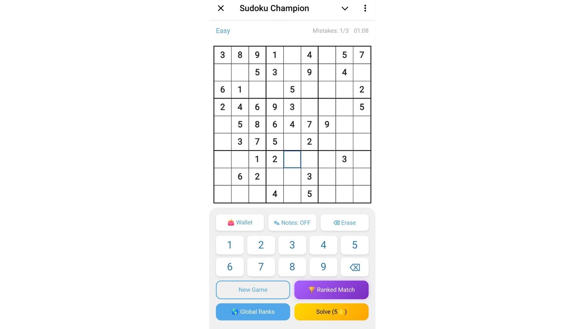 Sudoku for Telegram